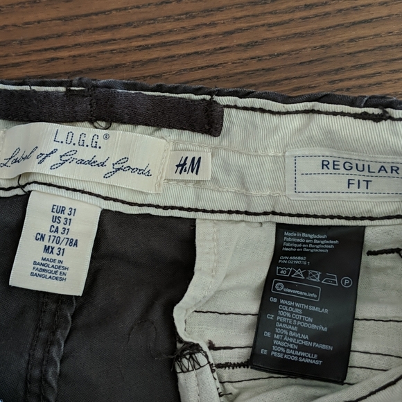 Anthracite grey cargo pants - Picture 2 of 4